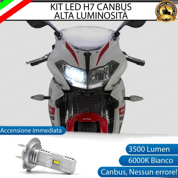 Kit Full LED H7 Anabbagliante Per Benelli BN 302 R 3000 Lumen LED Compatto 6000K