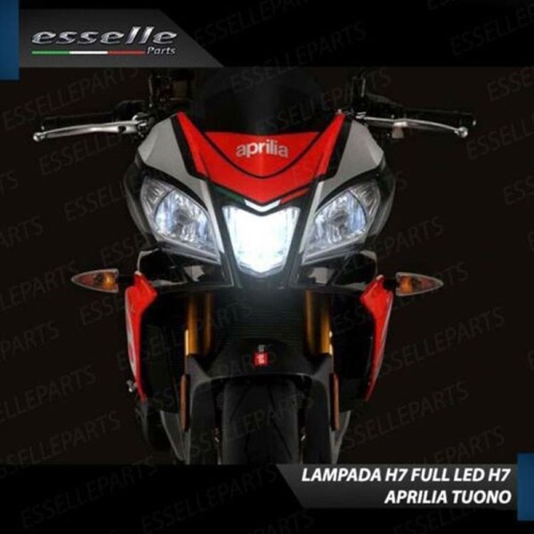 Kit Full LED Lampada H7 3500 Lumen Abbagliante per Aprilia Tuono 125 2017-2020