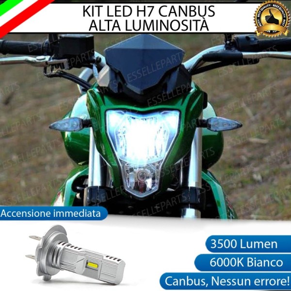 Kit Full LED Lampada H7 3500 Lumen Anabbagliante per Benelli BN 302 2017-2019