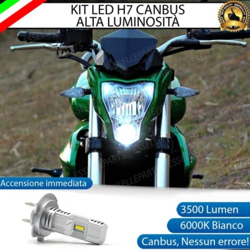 Kit Full LED Lampada H7 3500 Lumen Abbagliante per Benelli BN 302 2017-2019