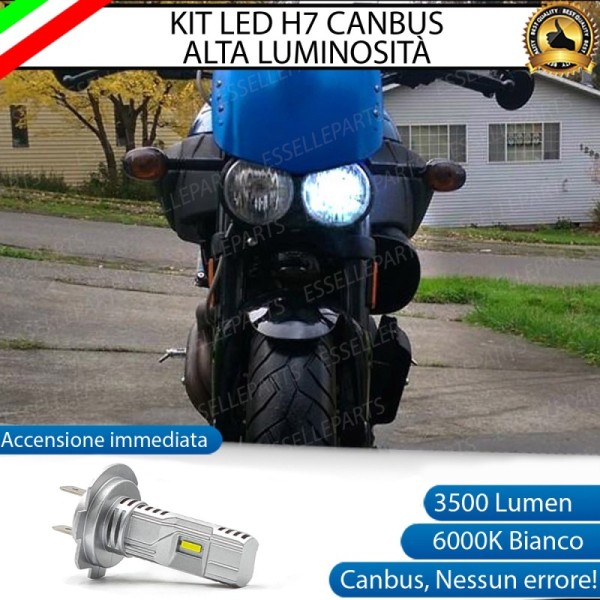 Kit Full LED H7 3500 Lumen Abbagliante per Buell Lightning 2006-2008 Super TT XB12STT