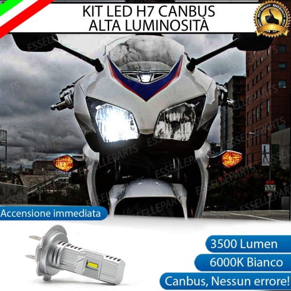 Kit Full LED Lampada H7 3500 Lumen Anabbagliante Honda CBR 500 R 2012-2016 ABS