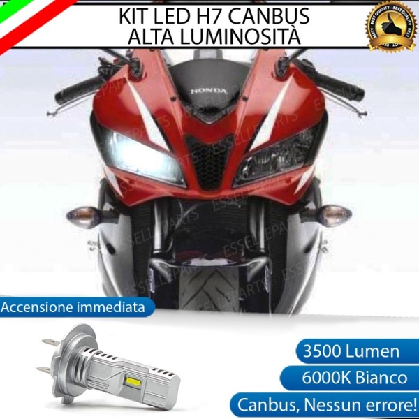 Kit Full LED Lampada H7 3500 Lumen Anabbagliante Honda CBR 600 RR 2007-2008