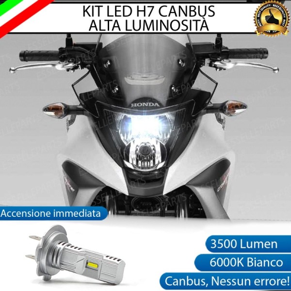 Kit Full LED Lampada H7 3500 Lumen Anabbagliante Honda Crossrunner 2010-2014 ABS