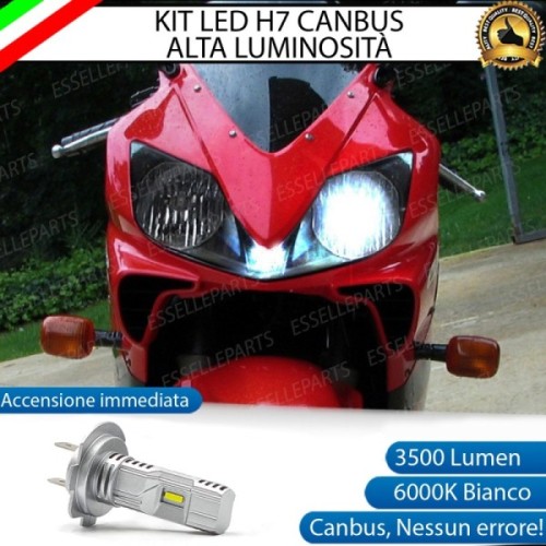 Kit Full LED Lampada H7 3500 Lumen Anabbagliante Honda CBR 600 F 2001-2006