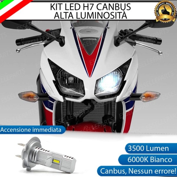 Kit Full LED Lampada H7 3500 Lumen Abbagliante Honda CBR 300 R 2014-2017 ABS