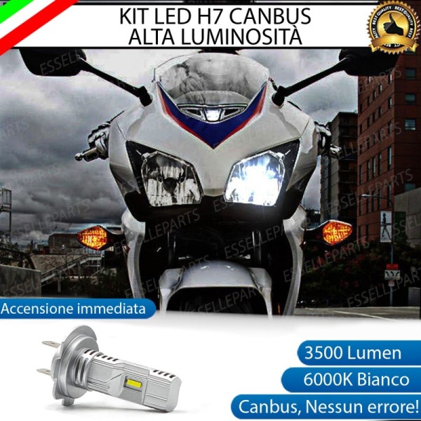 Kit Full LED Lampada H7 3500 Lumen Abbagliante Honda CBR 500 R 2012-2016 ABS