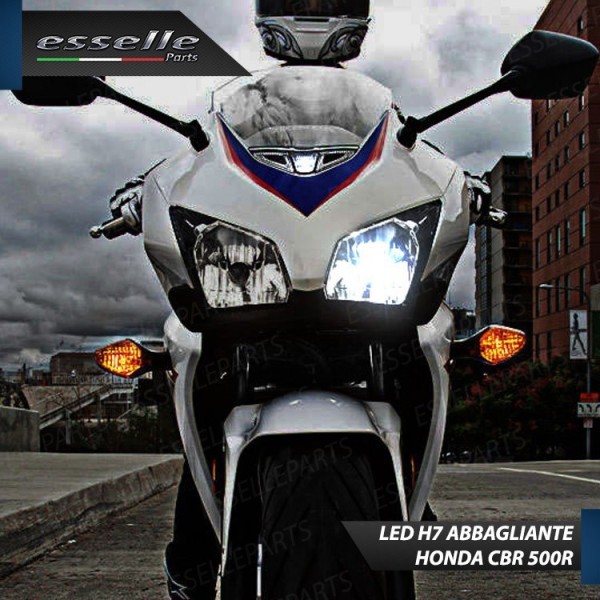 Kit Full LED Lampada H7 3500 Lumen Abbagliante Honda CBR 500 R 2012-2016 ABS