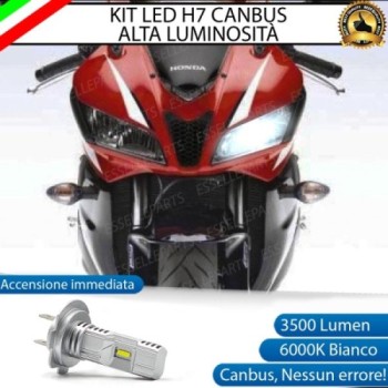 Kit Full LED Lampada H7 3500 Lumen Abbagliante Honda CBR 600 RR 2005-2006 Kit Full LED Lampada H7 3500 Lumen Abbagliante Honda CBR 600 RR 2005-2006