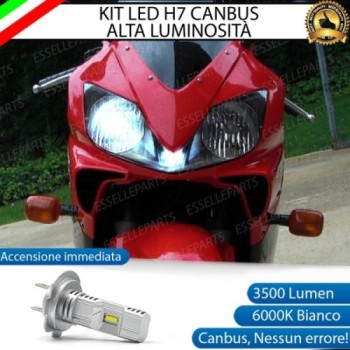 Kit Full LED Lampada H7 3500 Lumen Abbagliante Honda CBR 600 F 2001-2006 Kit Full LED Lampada H7 3500 Lumen Abbagliante Honda CBR 600 F 2001-2006