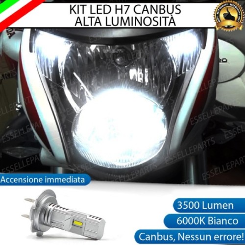 Kit Full LED Lampada H7 3500 Lumen Abbagliante Honda Hornet 600 2007-2010