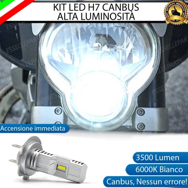 Kit Full LED Lampada H7 3500 Lumen Abbagliante per YAMAHA MT-01 2005-2011