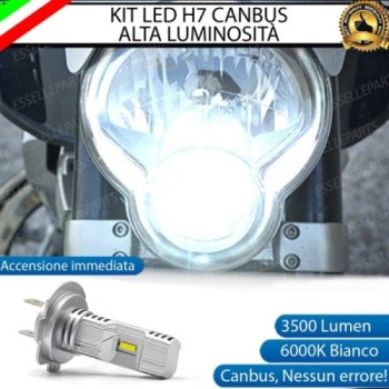Kit Full LED Lampada H7 3500 Lumen Abbagliante per YAMAHA MT-01 2005-2011