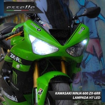 Kit Full LED H7 3500 Lumen Abbagliante per KAWASAKI Ninja 600 ZX-6RR 2005-2006