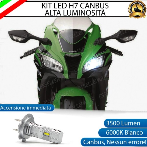 Kit Full LED H7 3500 Lumen Abbagliante per KAWASAKI Ninja 1000 ZX-10R 2017-2018
