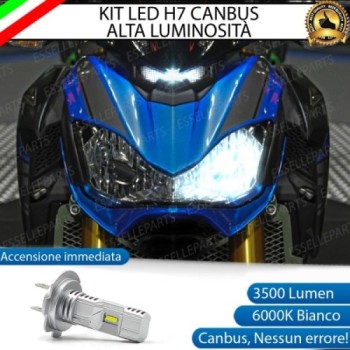 Kit Full LED Lampada H7 3500 Lumen Abbagliante per KAWASAKI Z 900 2017-2018