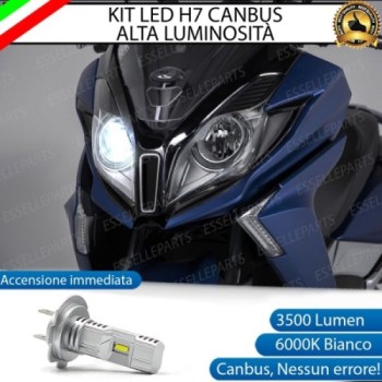 Kit Full LED H7 3500 Lumen Abbagliante per KYMCO Downtown 125i 2016-2019 ABS E4