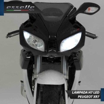 Kit Full LED Lampada H7 3500 Lumen Abbagliante per PEUGEOT XR7 50 2008-2013