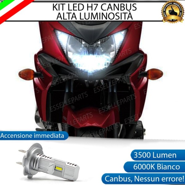 Kit Full LED Lampada H7 3500 Lumen Abbagliante per SUZUKI GSF 650 Bandit 2005-2006 S