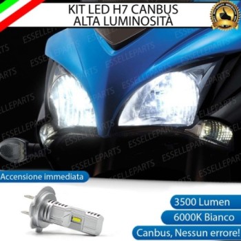 Kit Full LED Lampada H7 3500 Lumen Abbagliante per SUZUKI GSX S 1000 2017-2020 F ABS