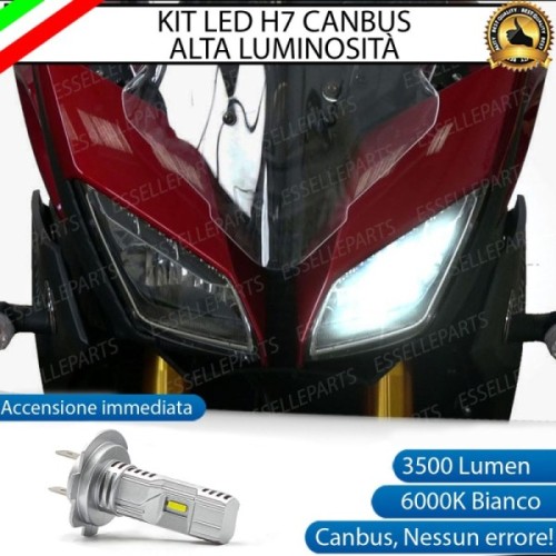 Kit Full LED Lampada H7 3500 Lumen Abbagliante per YAMAHA Tracer 900 2018-2020 GT