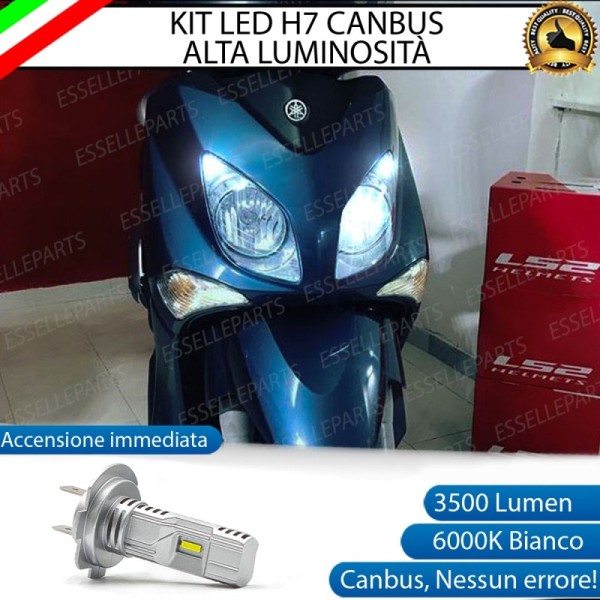 Kit Full LED Lampada H7 3500 Lumen Abbagliante per YAMAHA X-City 125 2007-2016