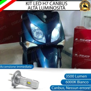 Kit Full LED Lampada H7 3500 Lumen Abbagliante per YAMAHA X-City 125 2007-2016
