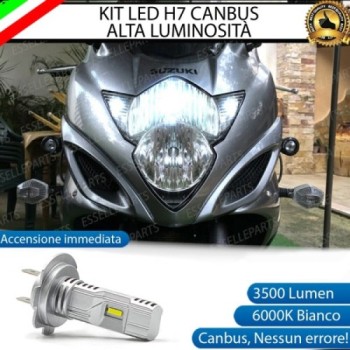Kit Full LED Lampada H7 3500 Lumen Anabbagliante per SUZUKI GSX 650 2007-2015 F