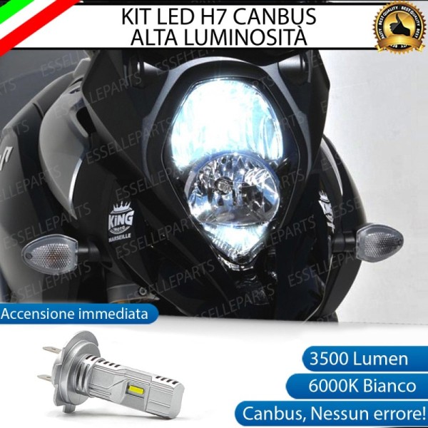 Kit Full LED Lampada H7 3500 Lumen Anabbagliante per SUZUKI V- Strom 1000 2017-2020
