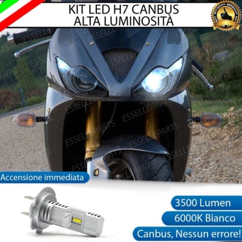 Kit Full LED H7 3500 Lumen Anabbagliante per Triumph Daytona 675 2009-2016 R ABS