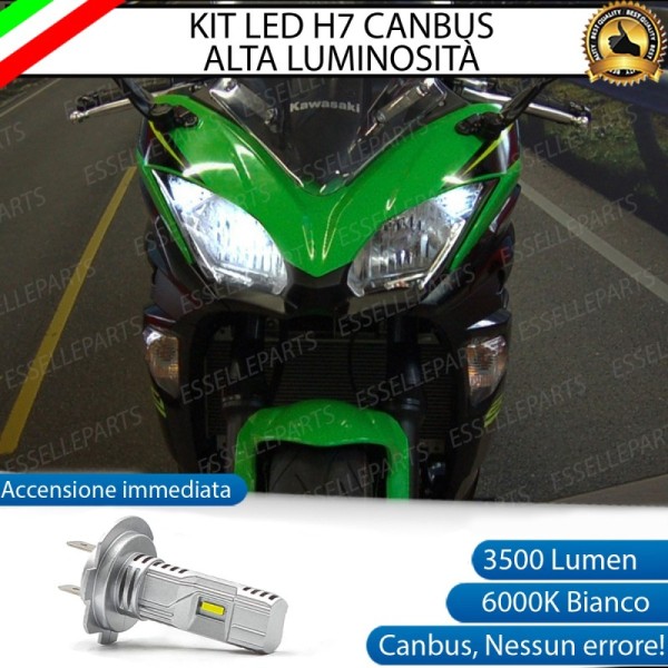 Kit Full LED H7 3500 Lumen Anabbagliante per KAWASAKI Ninja 650 2017-2019 Tourer