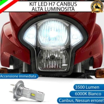 Kit Full LED Lampada H7 3500 Lumen Anabbagliante per KAWASAKI Versys 650 2006-2009