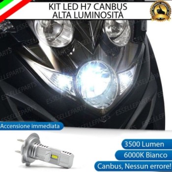 Kit Full LED Lampada H7 3500 Lumen Anabbagliante per KYMCO Myroad 700i 2011-2016