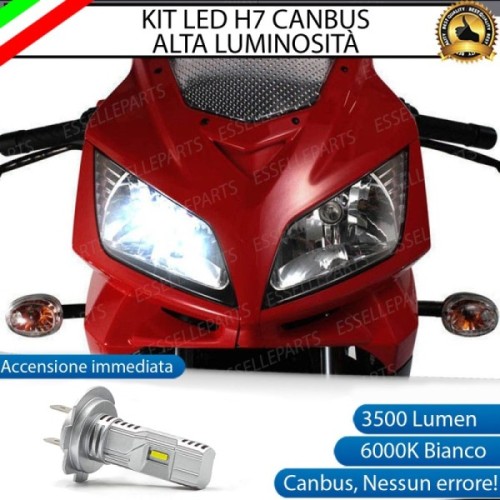 Kit Full LED Lampada H7 3500 Lumen Anabbagliante per KYMCO Quannon 125 2007-2014