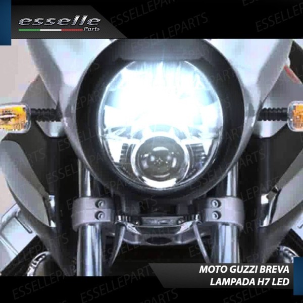 Kit Full LED Lampada H7 3500 Lumen Anabbagliante per MOTO GUZZI Breva 1200 2008-2011