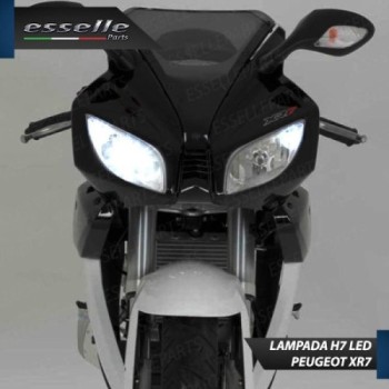 Kit Full LED Lampada H7 3500 Lumen Anabbagliante per PEUGEOT XR7 50 2008-2013