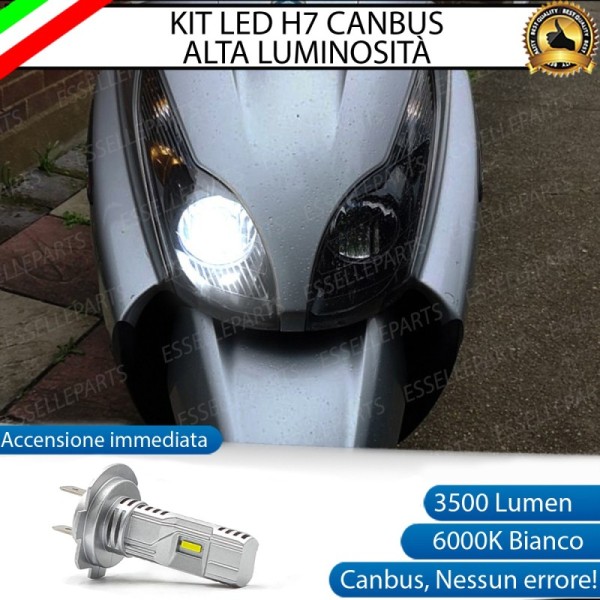 Kit Full LED Lampada H7 3500 Lumen Anabbagliante per PIAGGIO X7 125 2007-2009