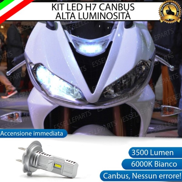 Kit Full LED H7 3500 Lumen Anabbagliante per Triumph Daytona 675 2013-2016 ABS