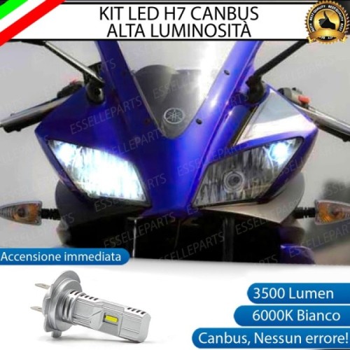 Kit Full LED Lampada H7 3500 Lumen Anabbagliante per YAMAHA YZF R125 2014-2016