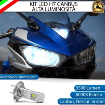 Kit Full LED Lampada H7 3500 Lumen Anabbagliante per YAMAHA YZF R3 2018