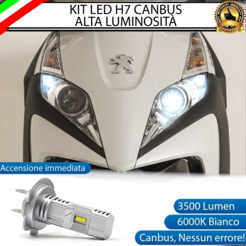 Kit Full LED Lampada H7 3500 Lumen Anabbagliante per PEUGEOT Geopolis 400 2007-2013