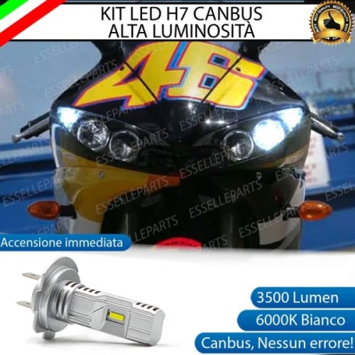 Kit Full LED Lampada H7 3500 Lumen Anabbagliante per YAMAHA YZF R6 2003-2004