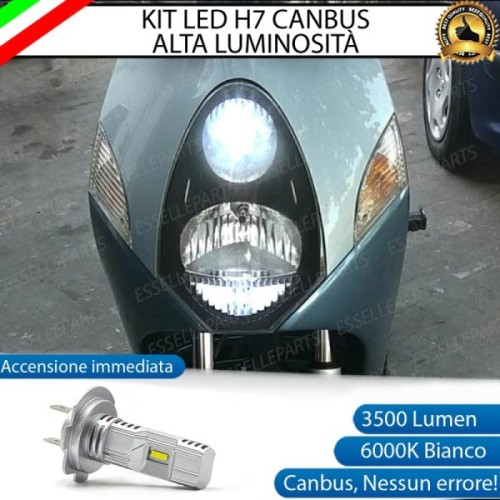 Lampada Singola Abbagliante LED H7 3500 Lumen per HONDA @ 125 2000-2006