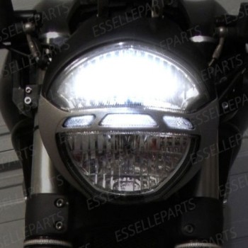 Conversione Fari Full LED Ducati Monster 696 6000K Bianco