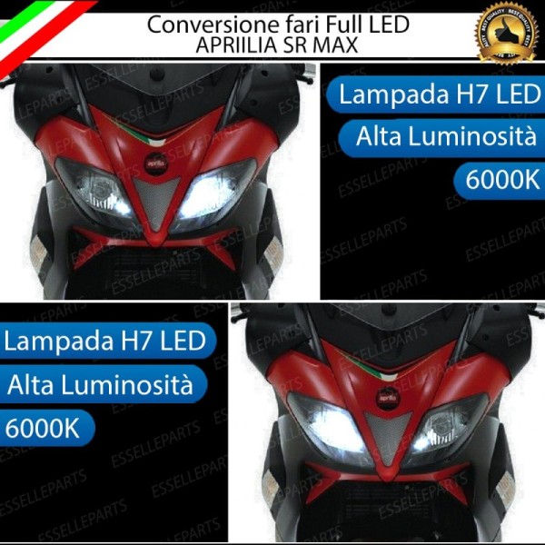 Conversione Fari Full LED APRILIA SR MAX