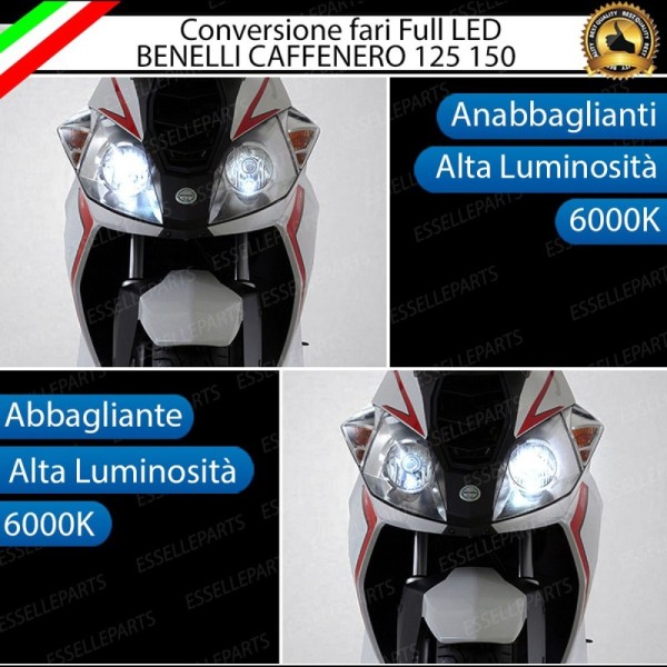 Conversione Fari Full LED BENELLI CAFFENERO 125