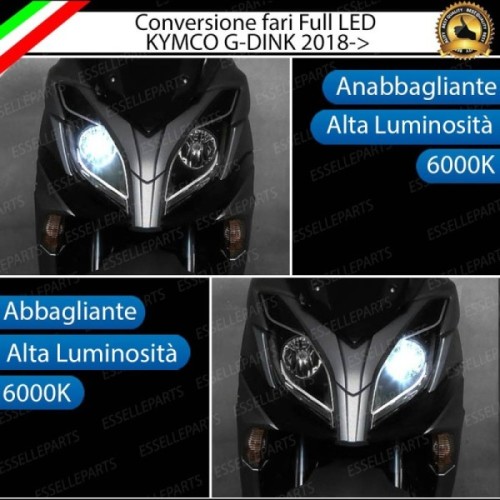 Conversione Fari Full LED 6000k KYMCO G-DINK DAL 2018 AL 2020