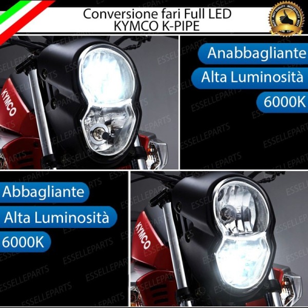 Conversione Fari Full LED KYMCO K-PIPE 125