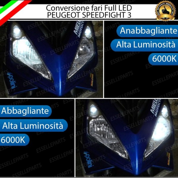 Conversione Fari Full LED PEUGEOT SPEEDFIGHT 3