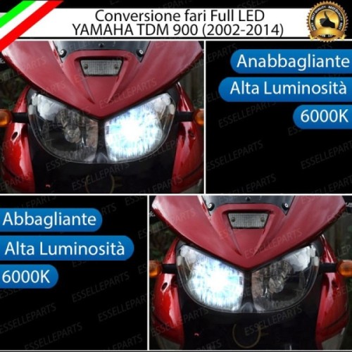 Conversione Fari Full LED 6000k canbus YAMAHA TDM 900 No Error